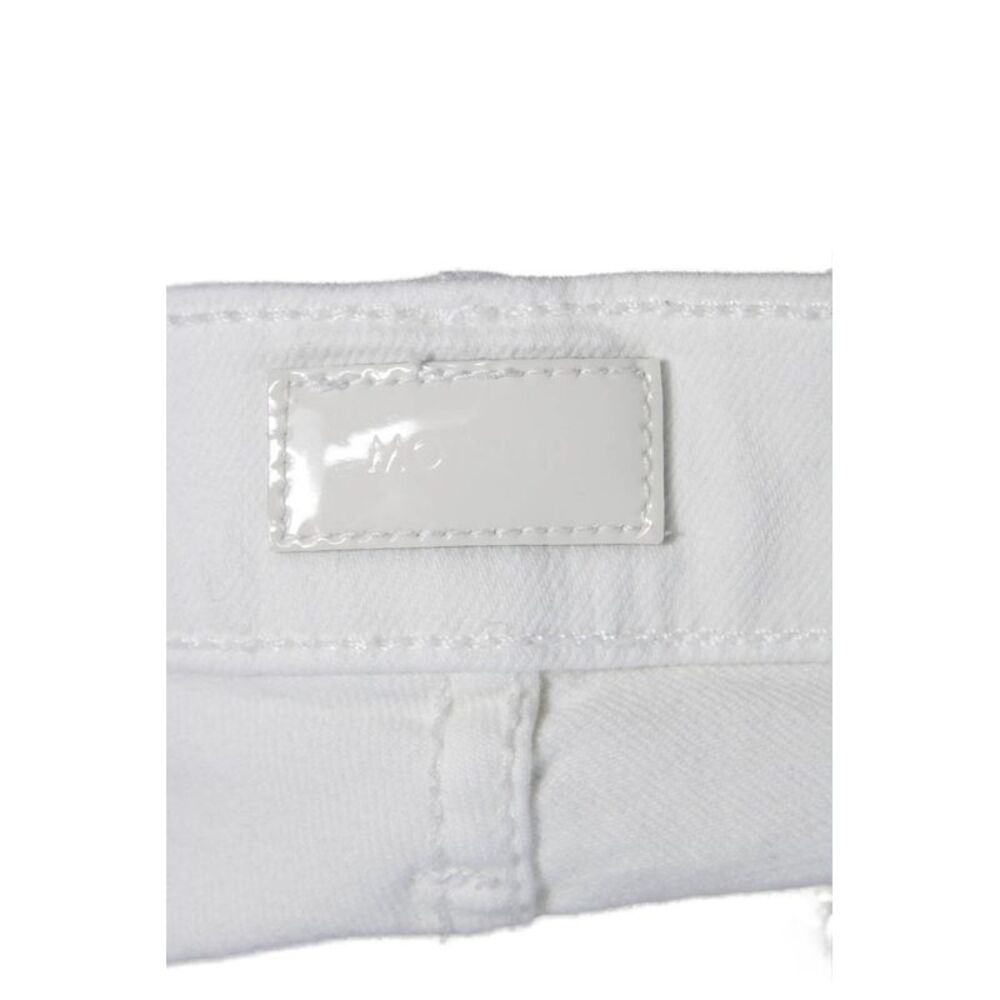 Mother Womens Cropped Ankle Jeans White Mid Rise Size 25 - Picture 7 of 7